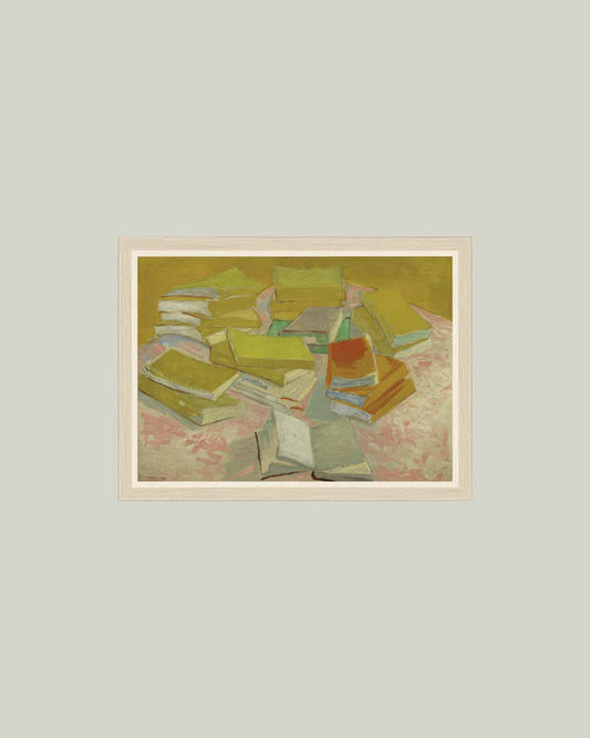 Piles of French Novels 15x11