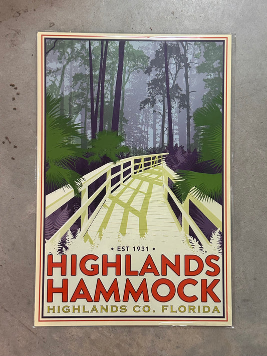 Highlands Hammock 12x18 Poster