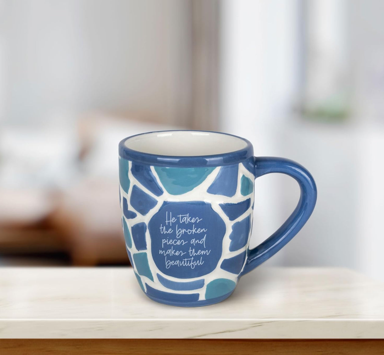 Blue Mended Mug