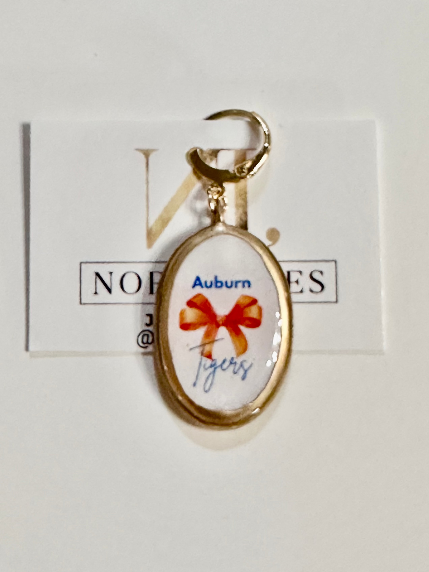 Handcrafted Porcelain Game Day Charms