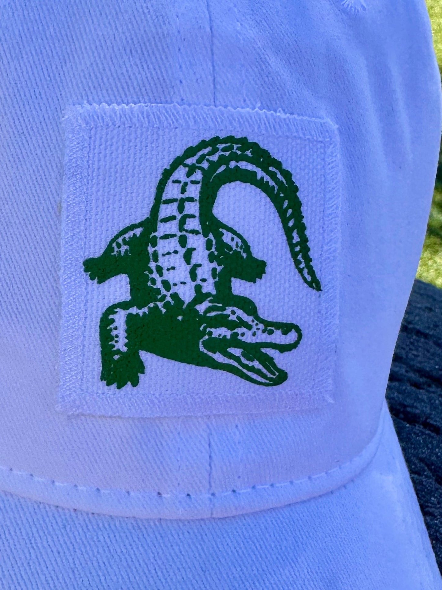 Custom Hand Stamped Alligator Cap