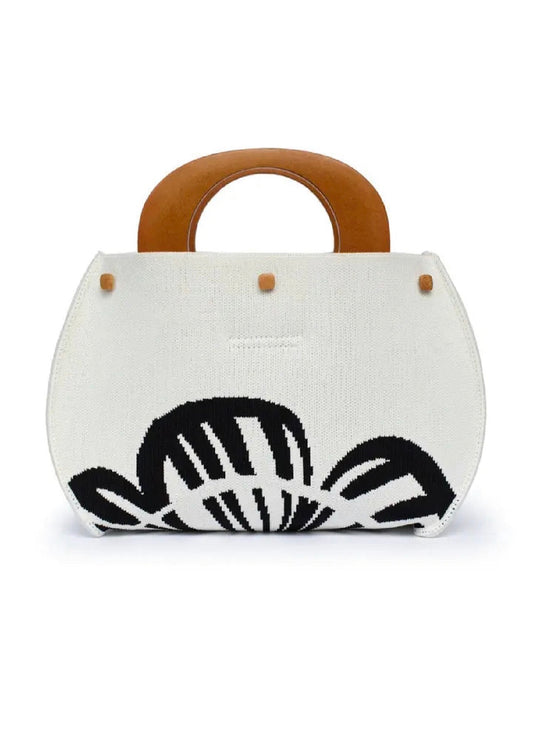 Bonnie Bermuda Bag White/Black