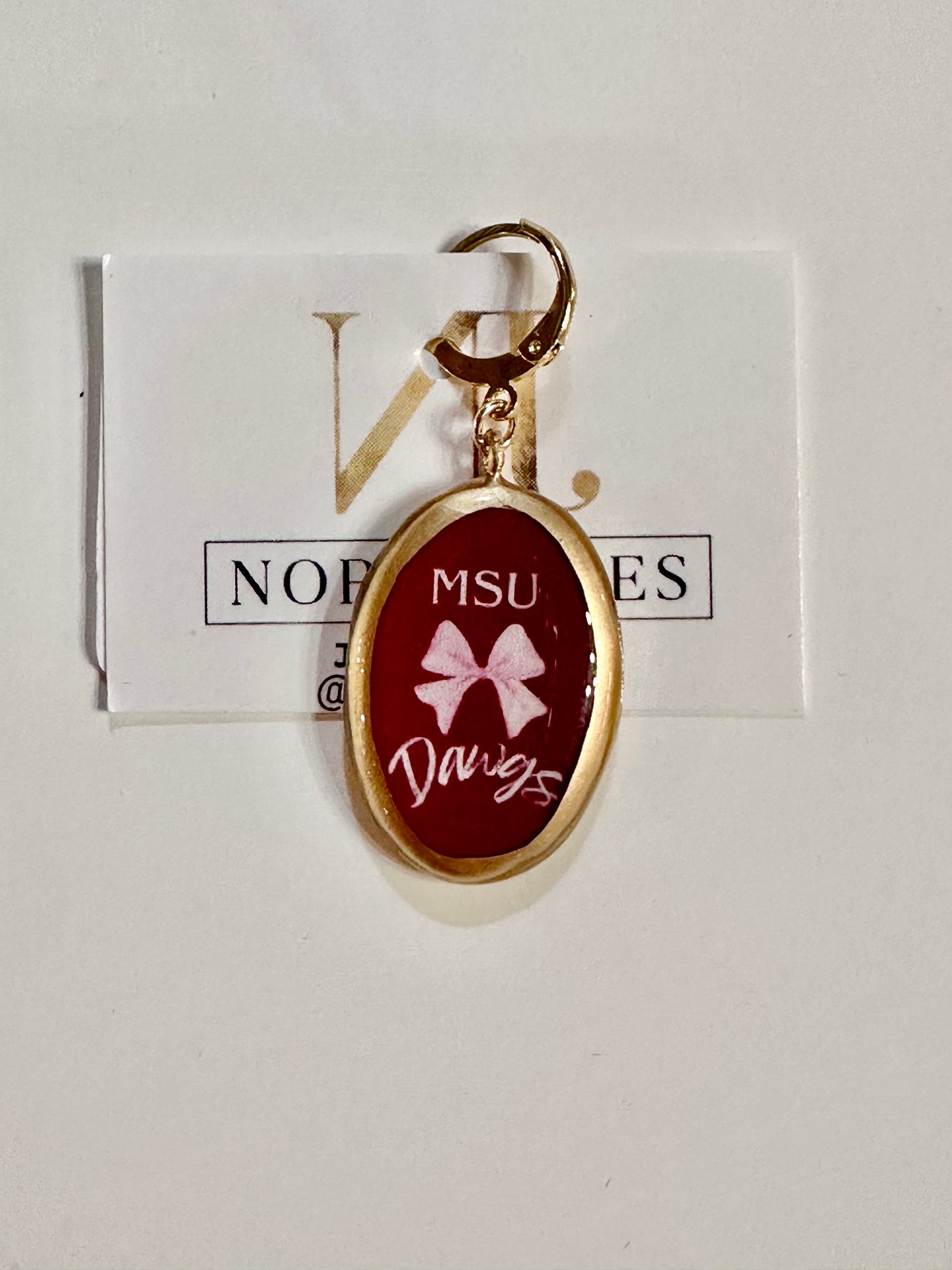 Handcrafted Porcelain Game Day Charms