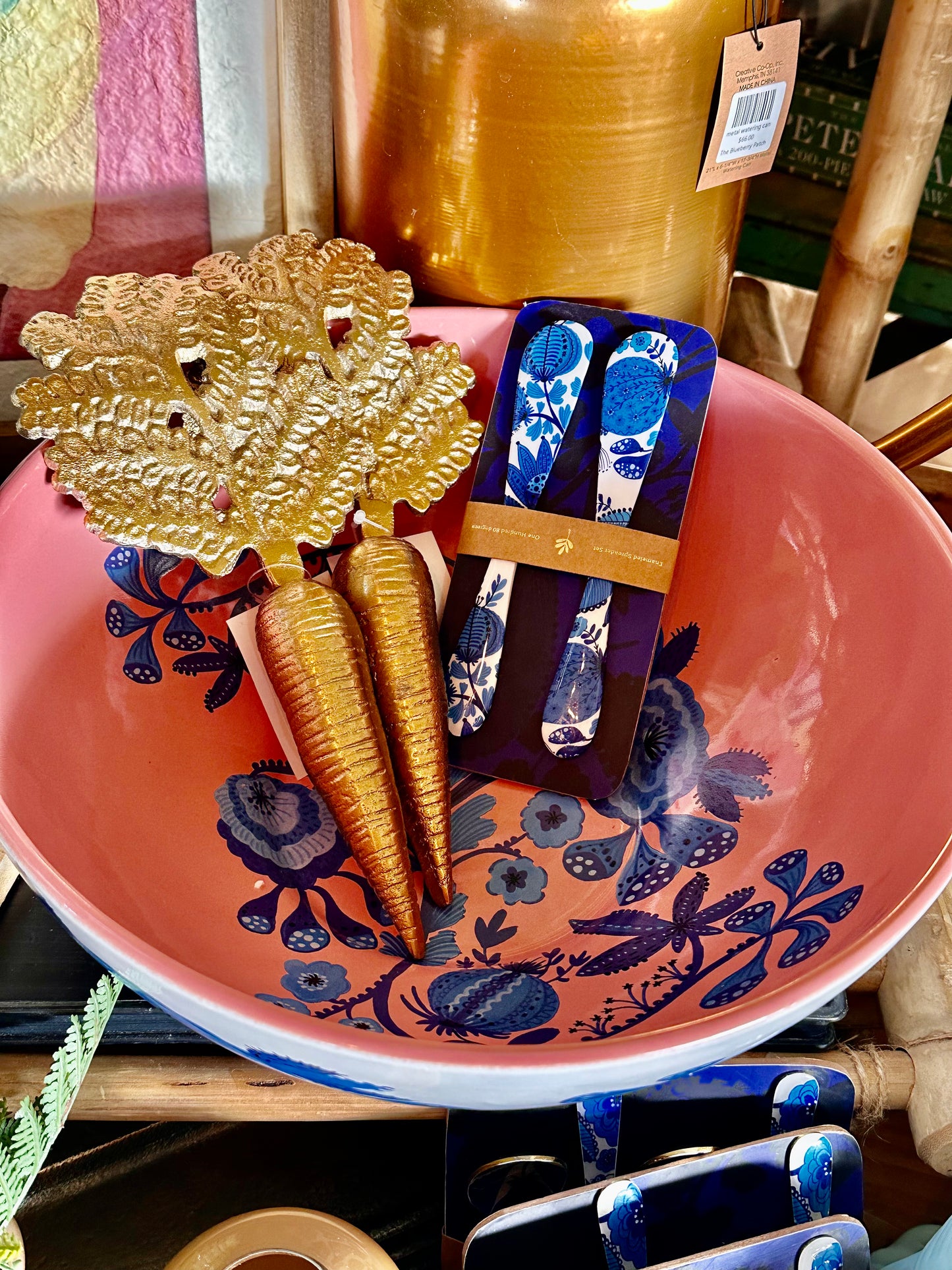 Blue & White Floral Bowl