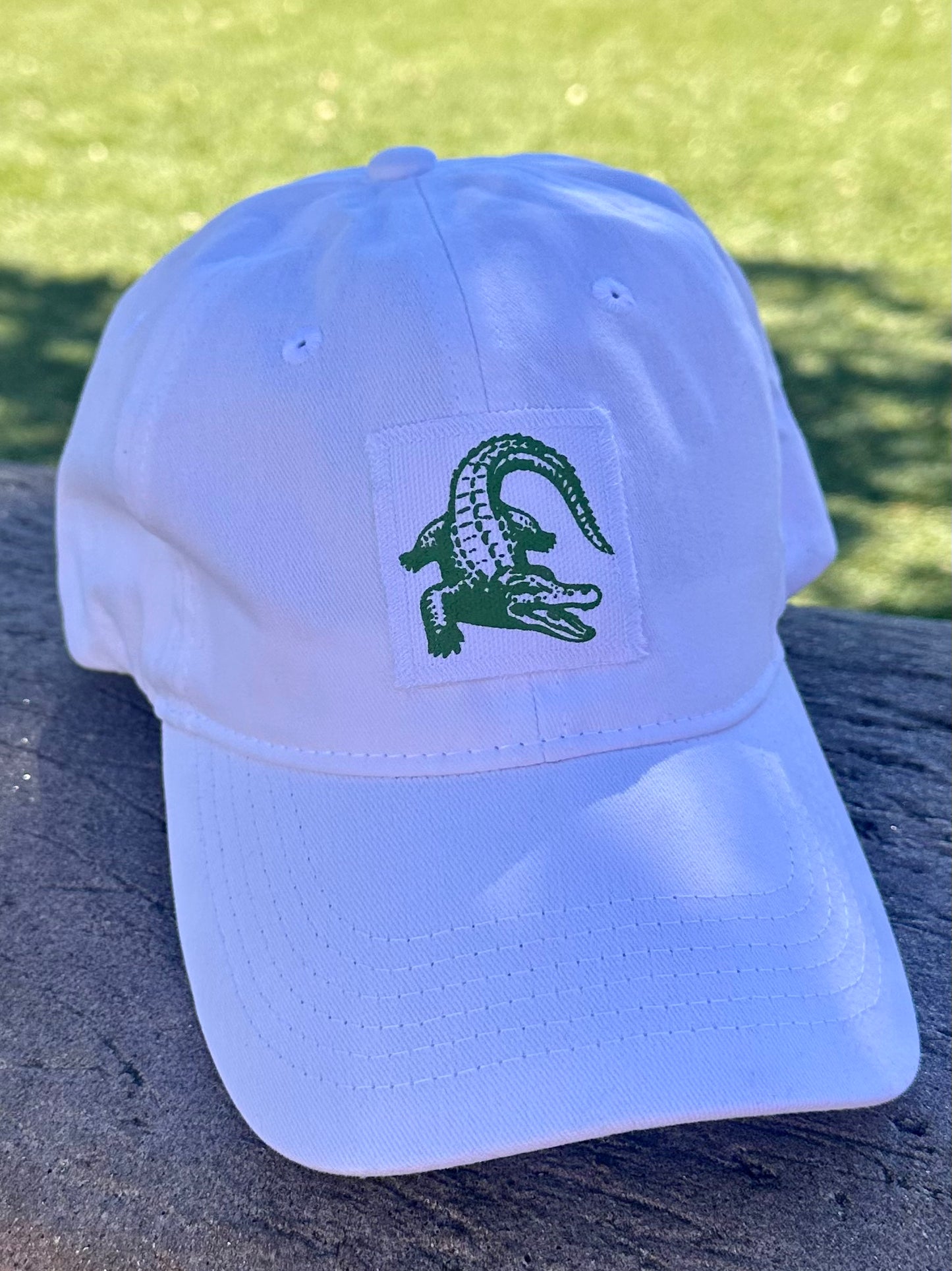 Custom Hand Stamped Alligator Cap
