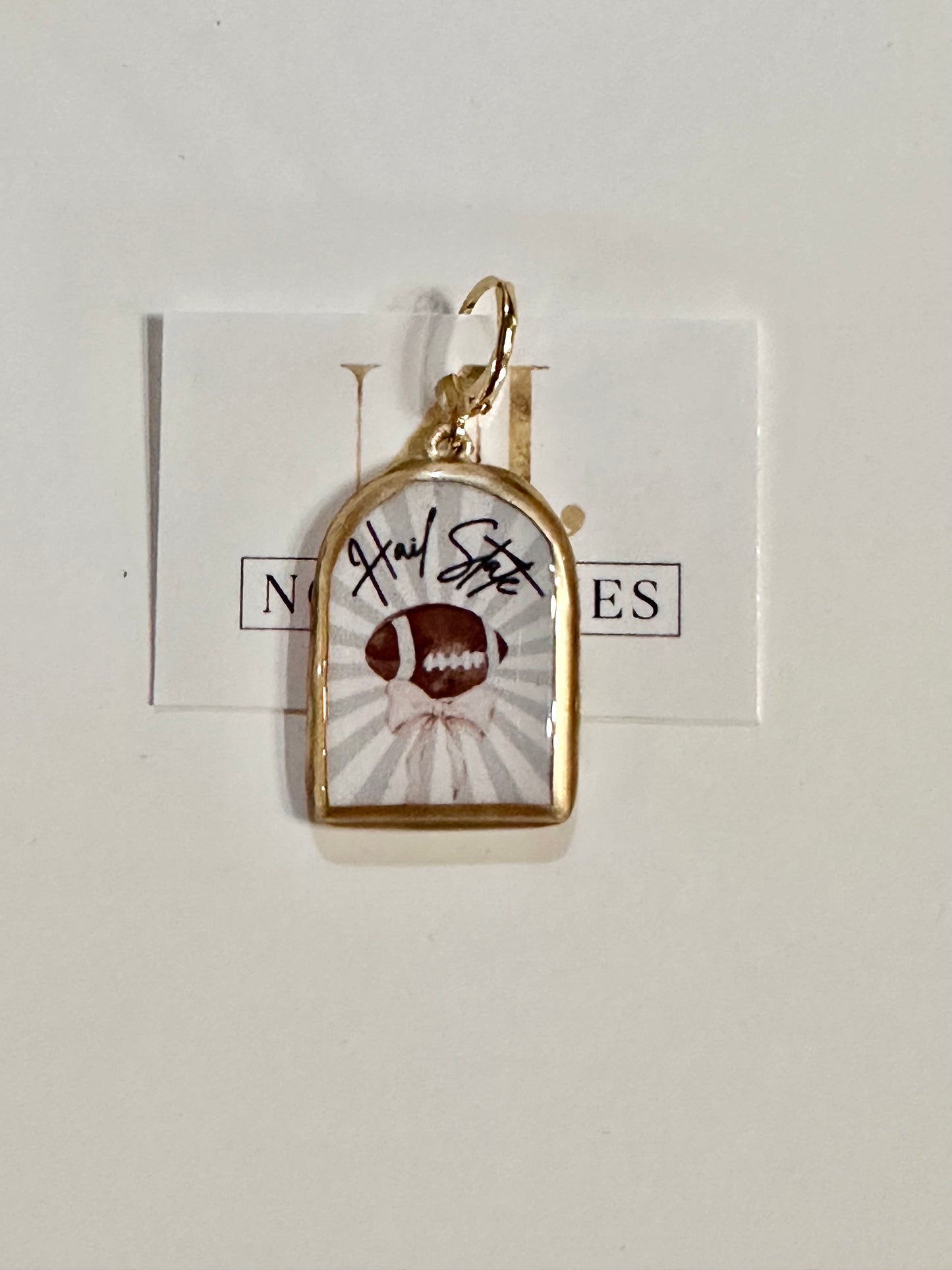 Handcrafted Porcelain Game Day Charms