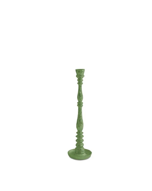 Encanto Crosby Small Candlestick Holder (Leaf Green)