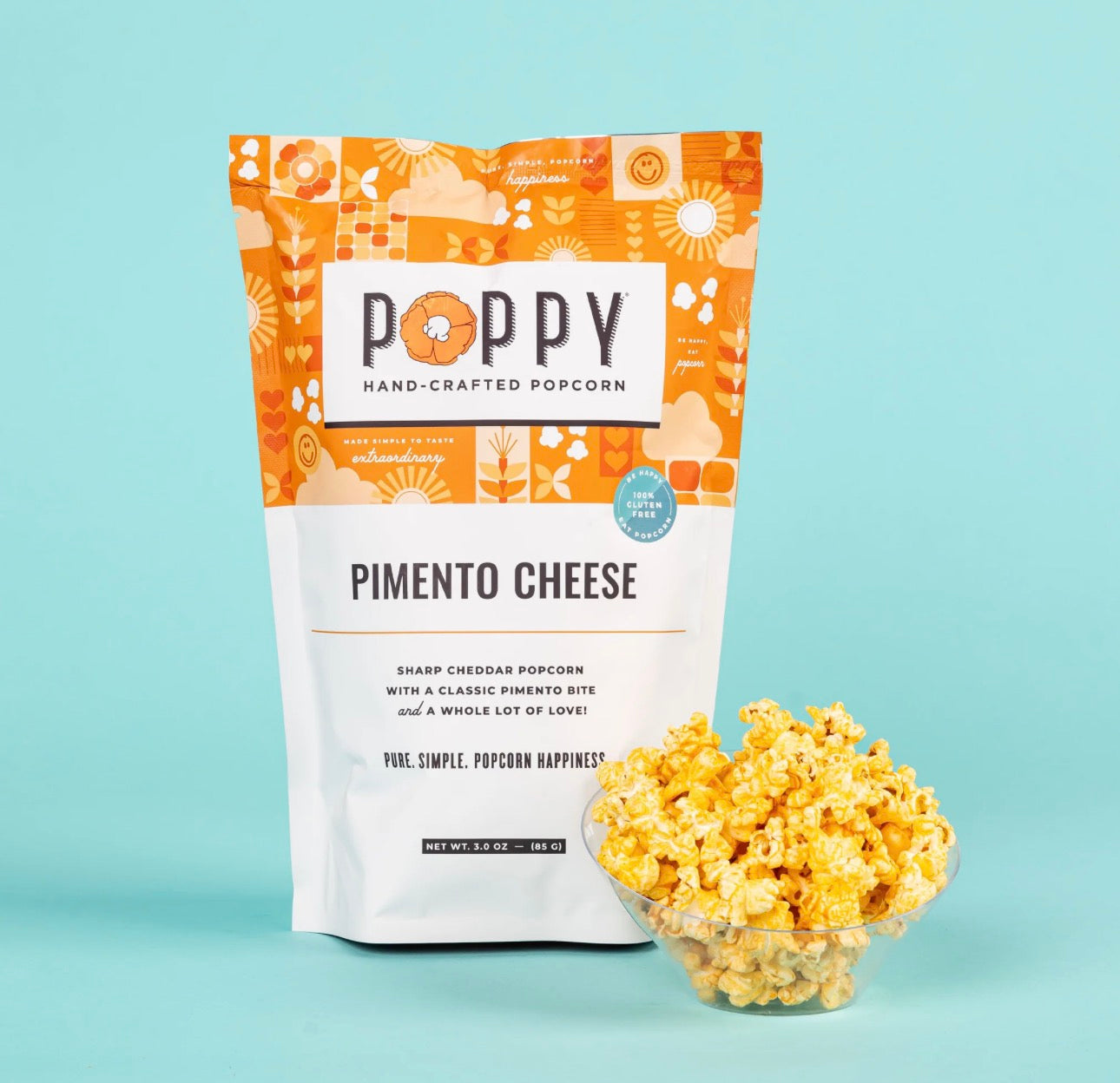 Pimento Cheese Poppy Popcorn