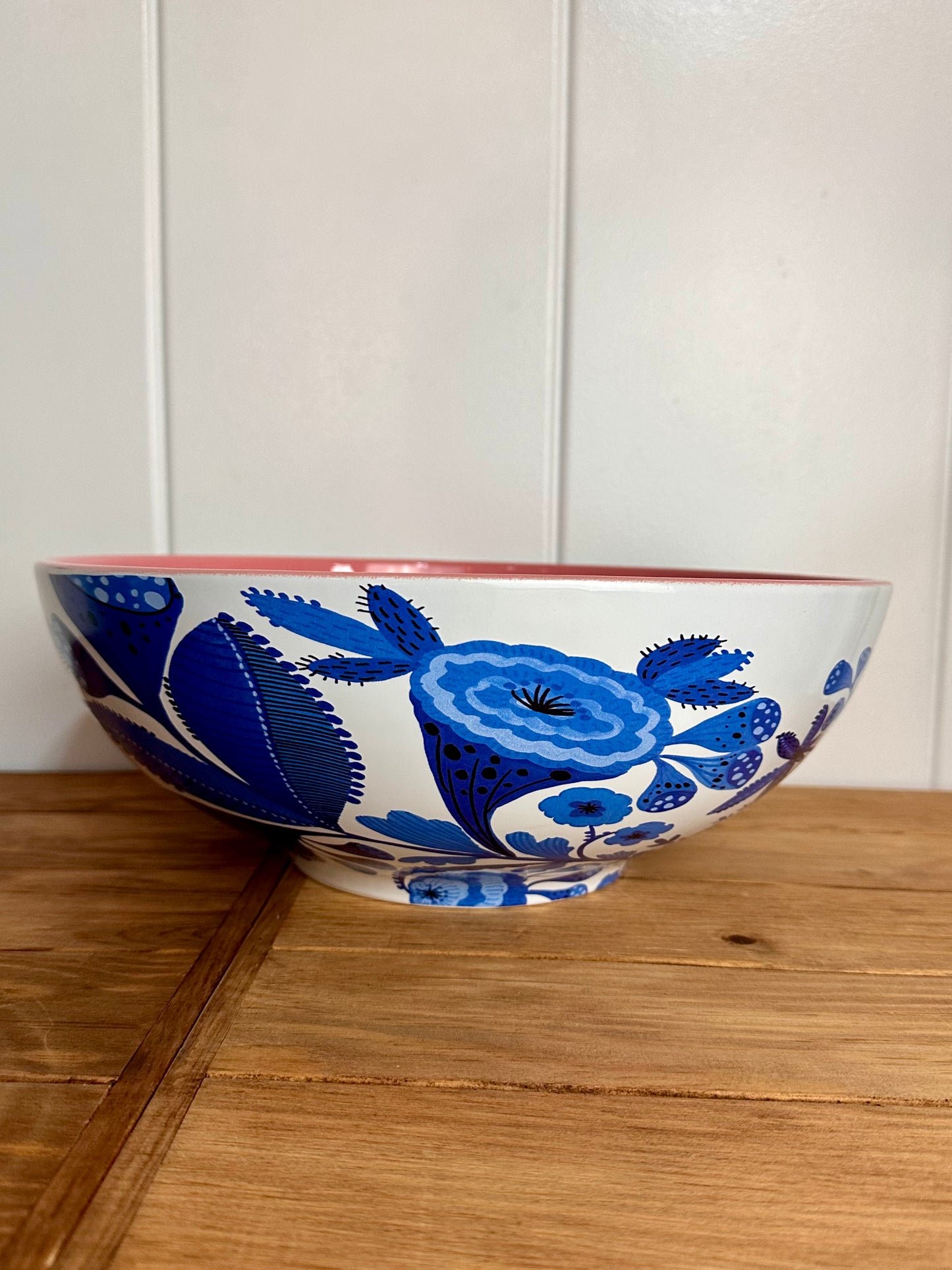 Blue & White Floral Bowl