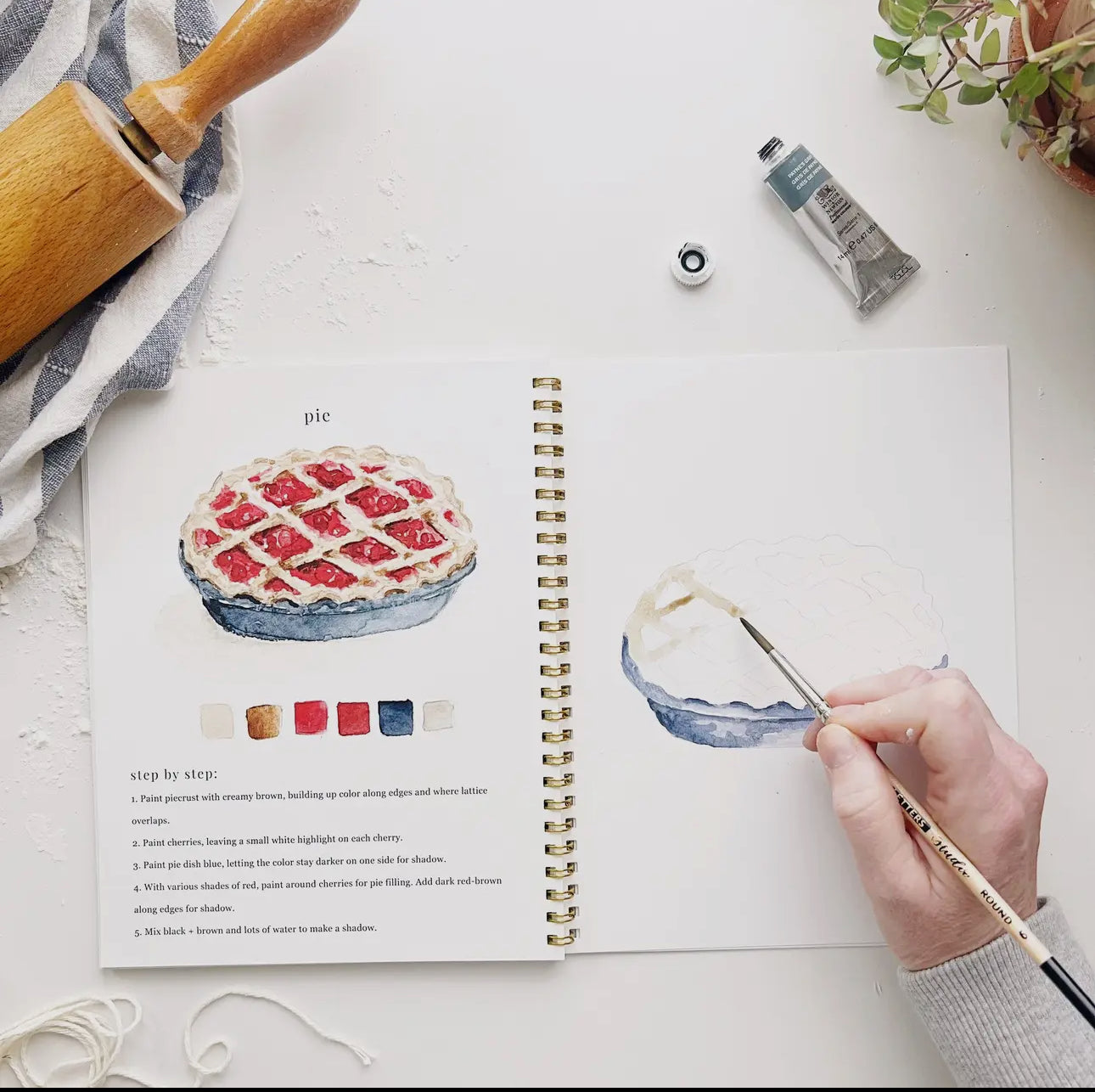 Baking Emily Lex Watercolor Workbook