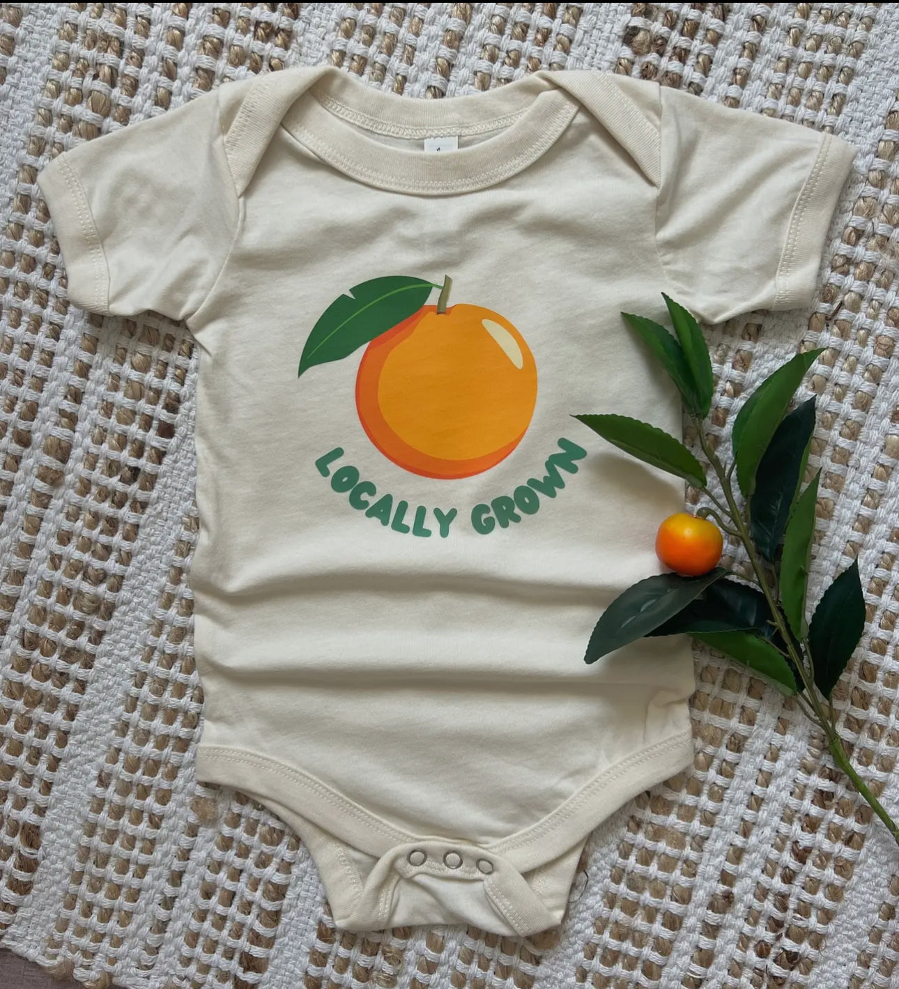 "Locally Grown" Baby Bodysuit