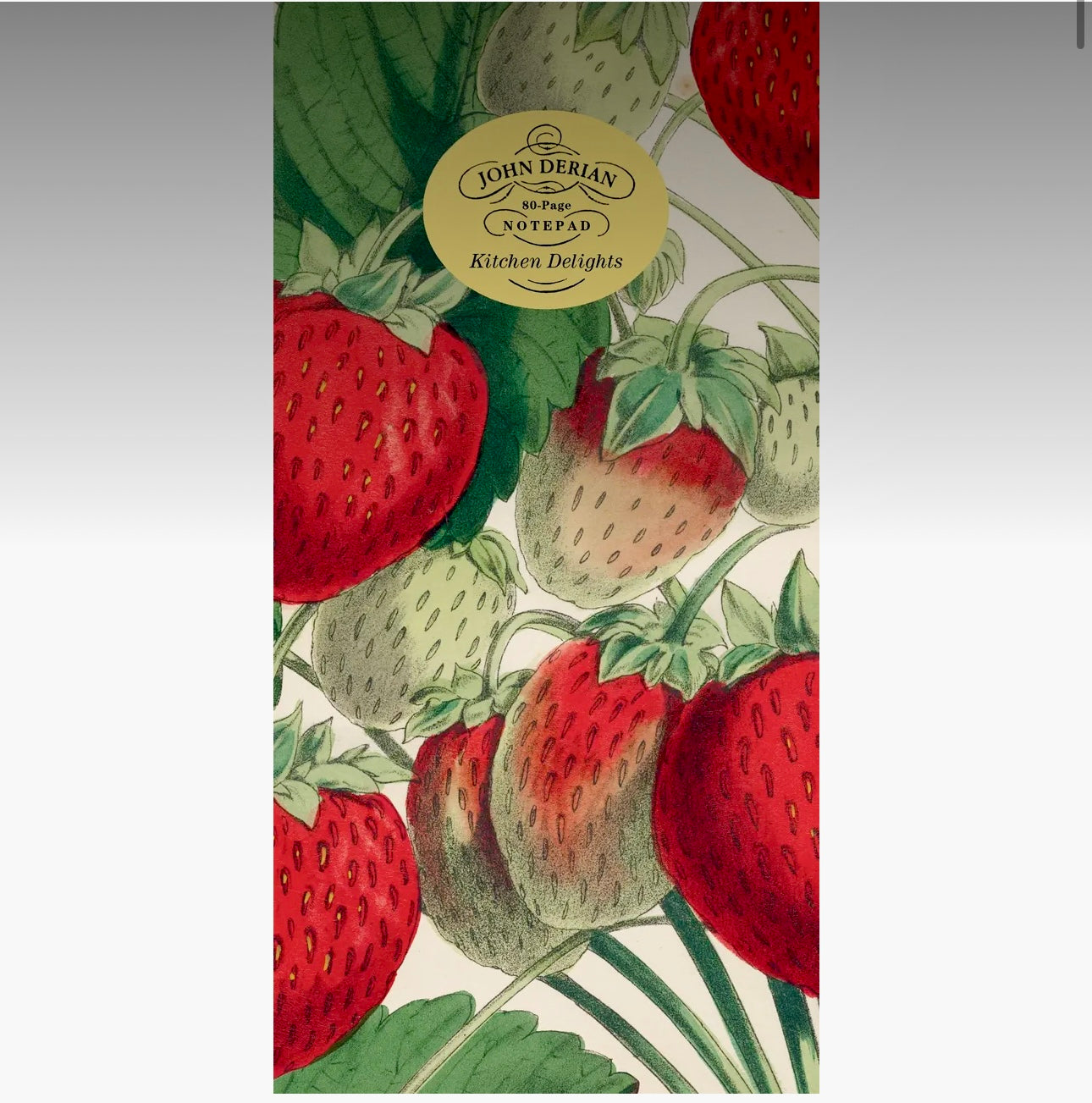 John Derian Paper Goods: Kitchen Delights 80-Page Notepad