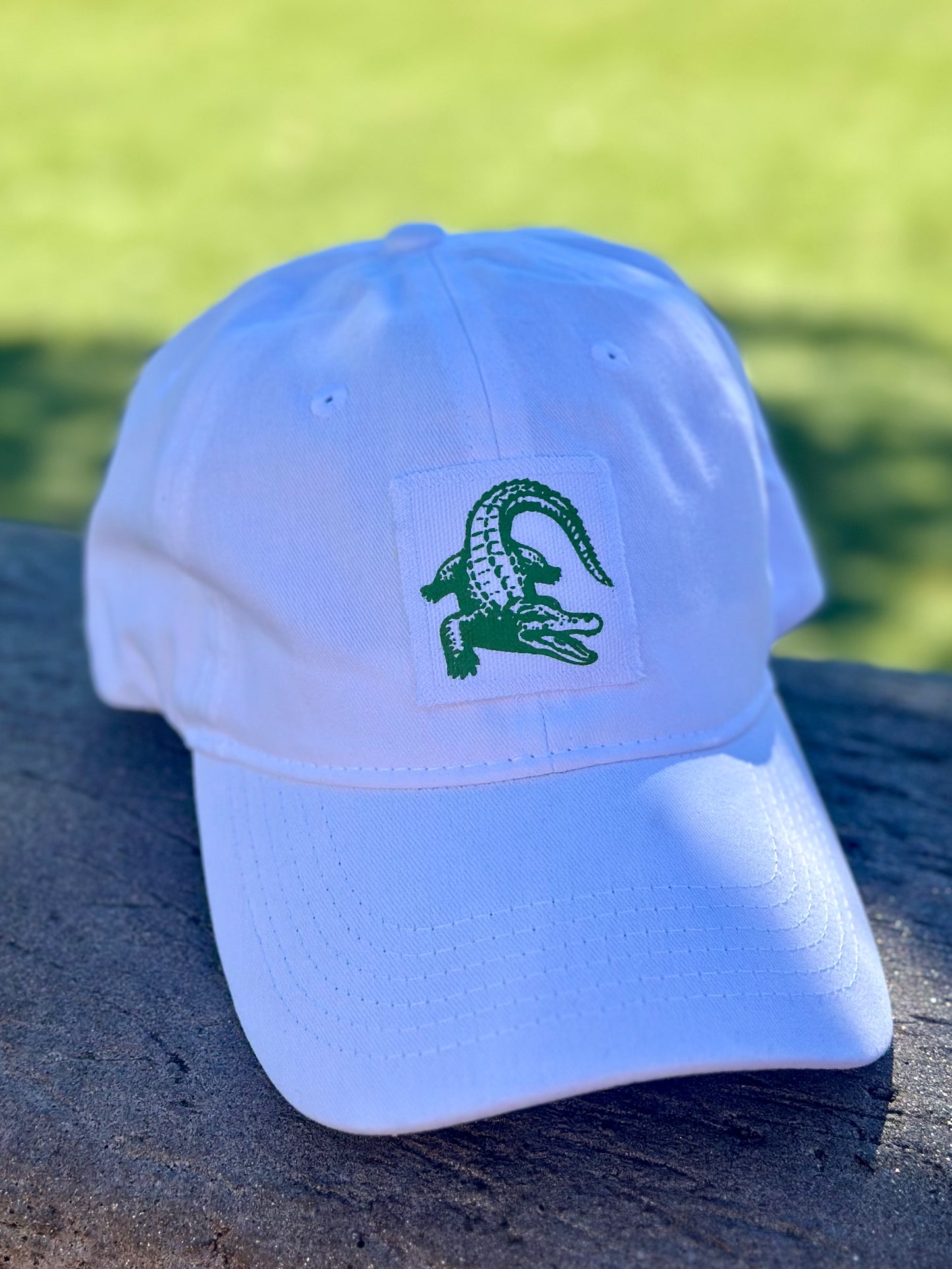Custom Hand Stamped Alligator Cap