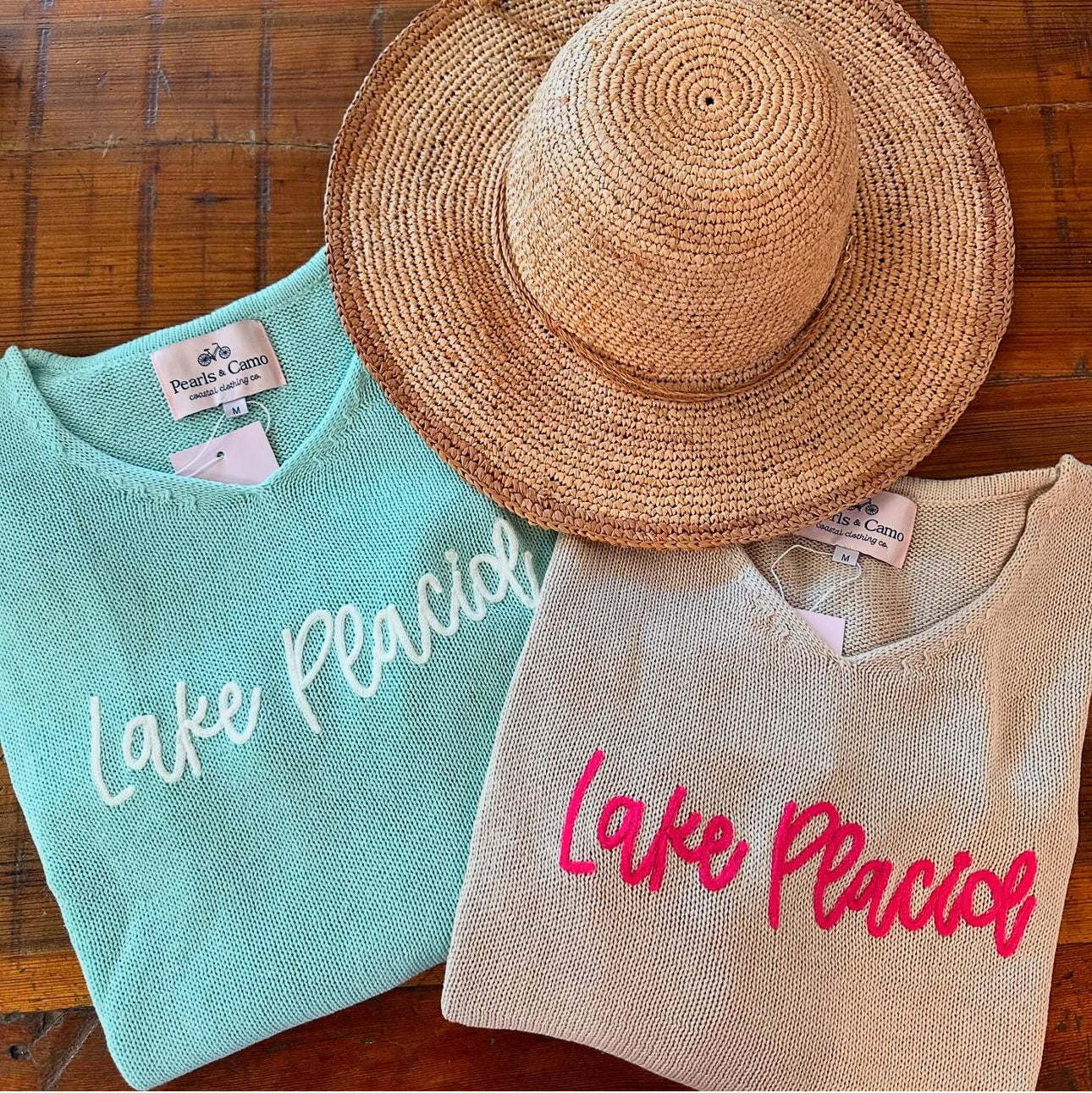 Lake Placid Sweater-Taupe/Fuchsia