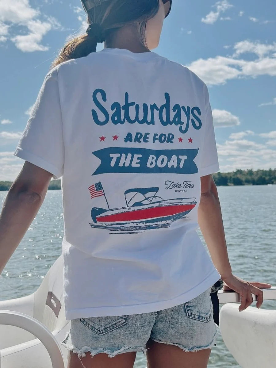 Saturdays are for the Boat Tshirt