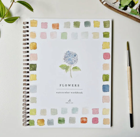 Flowers Emily Lex Watercolor Workbook