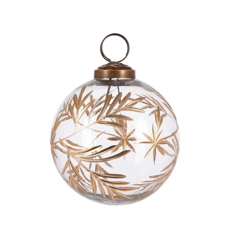 Etched Vintage Fir Ornament