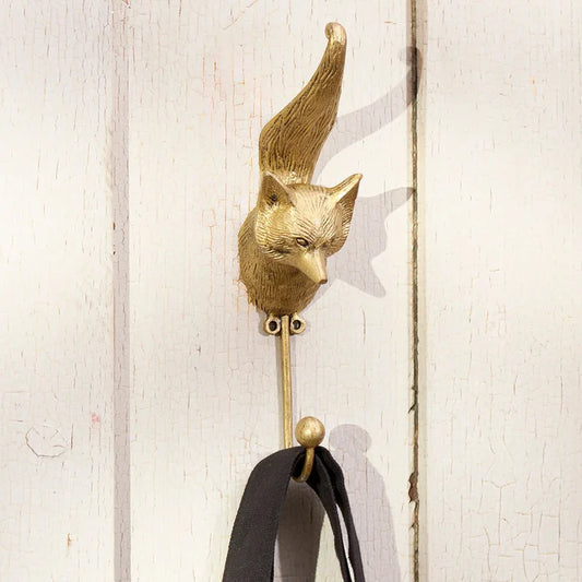 Bronze Fox Wall Hook