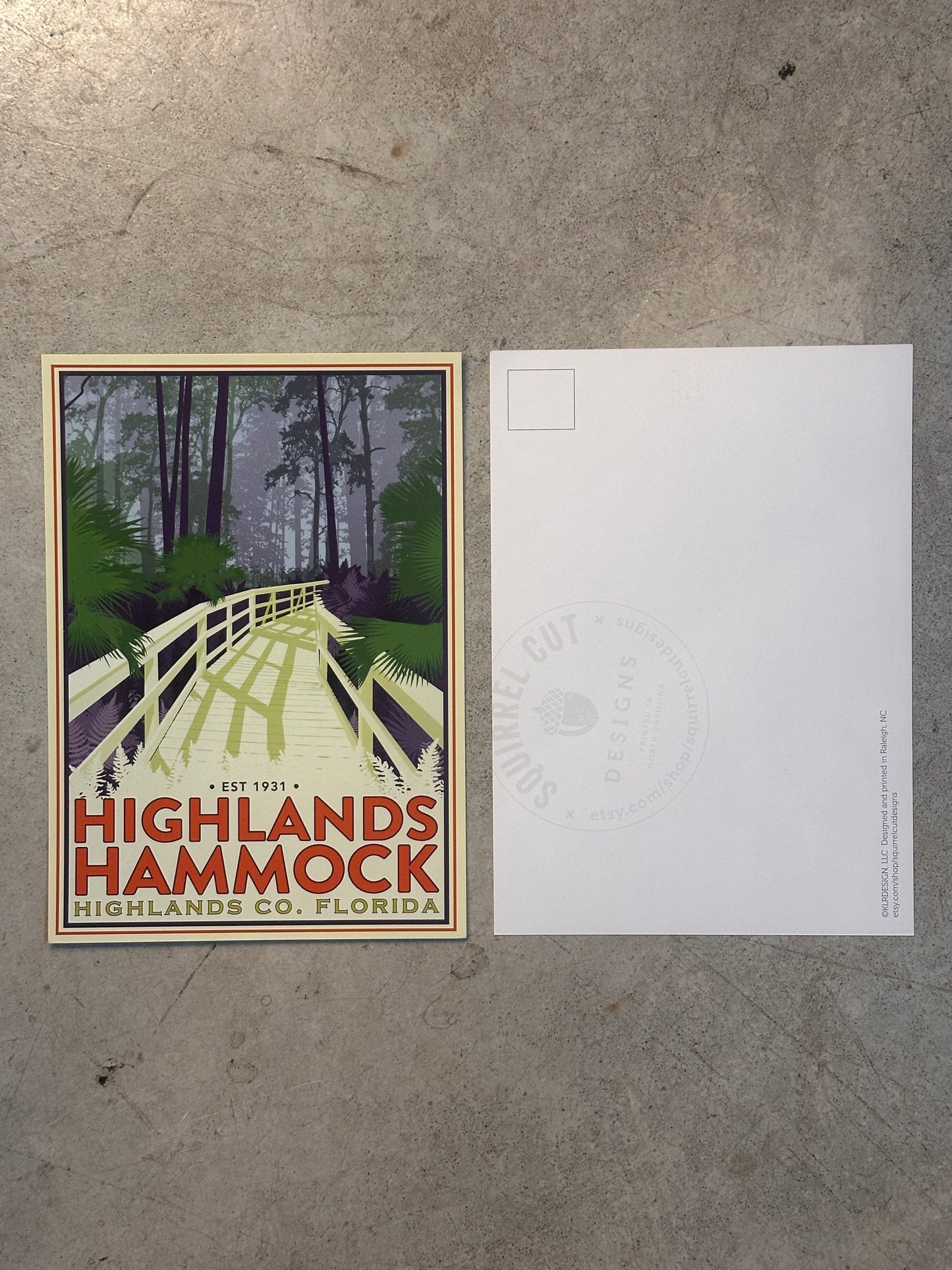 Highlands Hammock Post Card