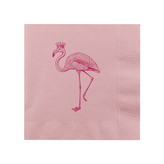 Royal Flamingo Napkins - PINK