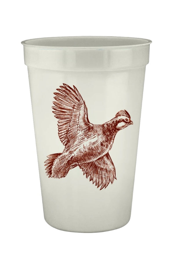 Quail Pearlized 16oz Pearlized Cups