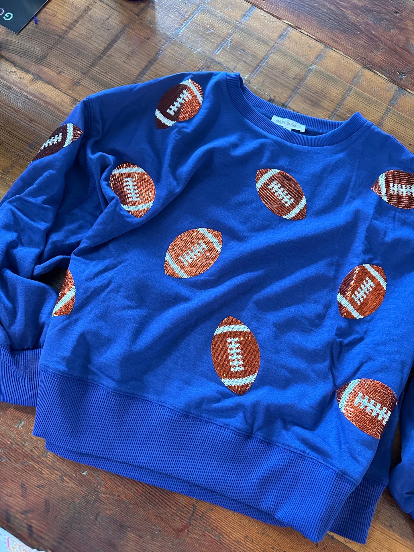 Millie Sweatshirt Blue/Orange