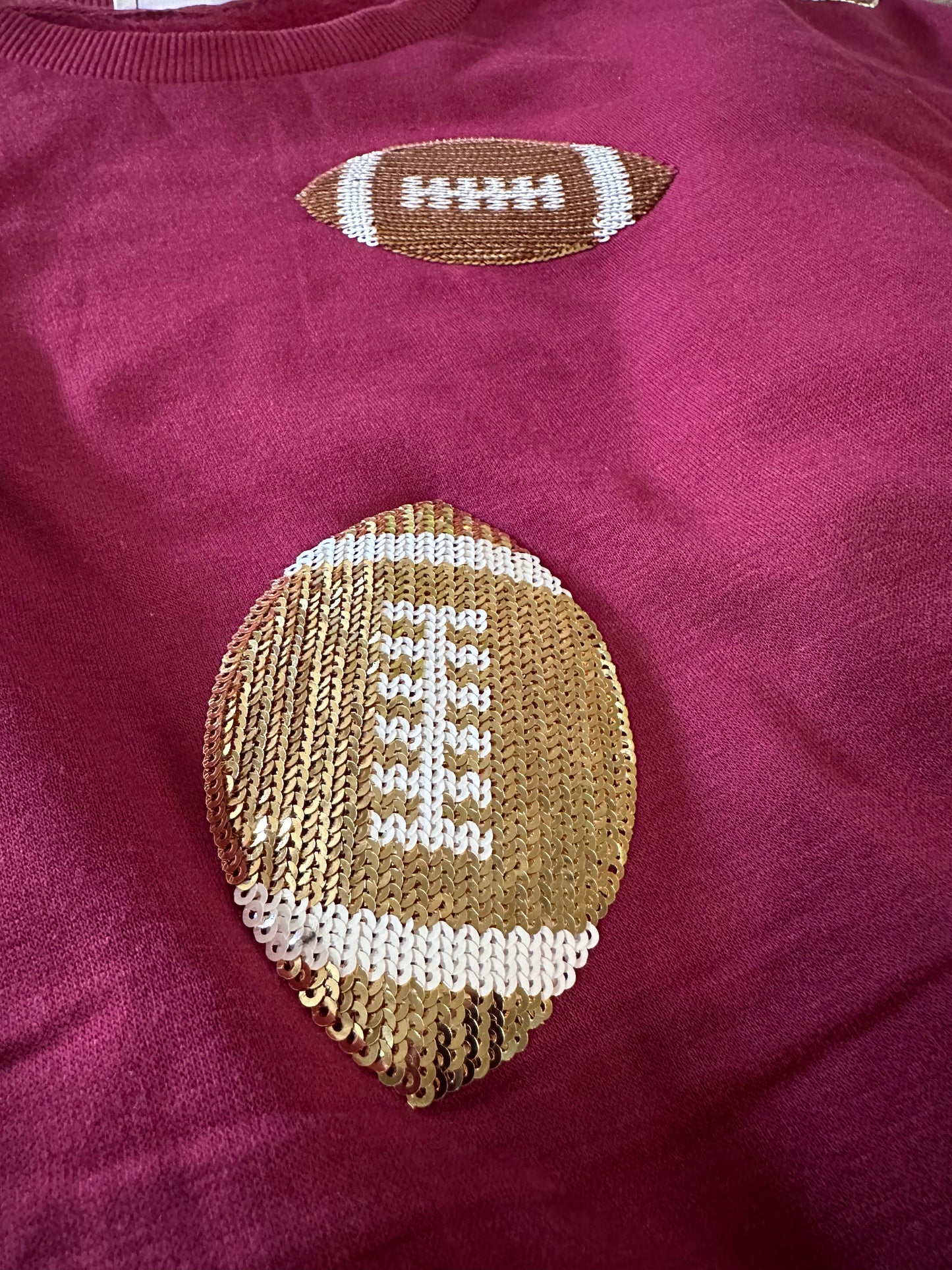 Millie Sweatshirt Garnet/Gold