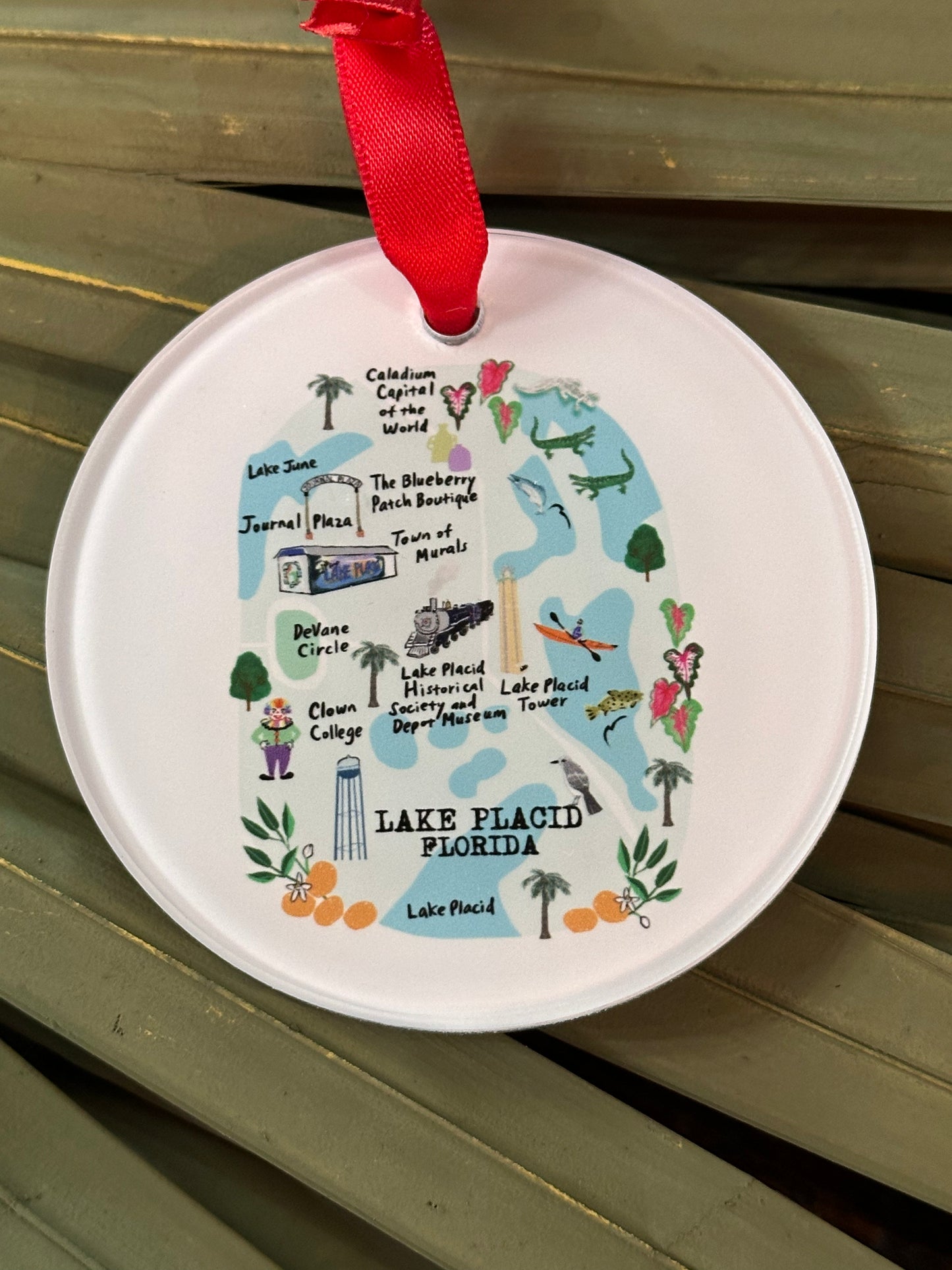 Lake Placid Custom Ornament