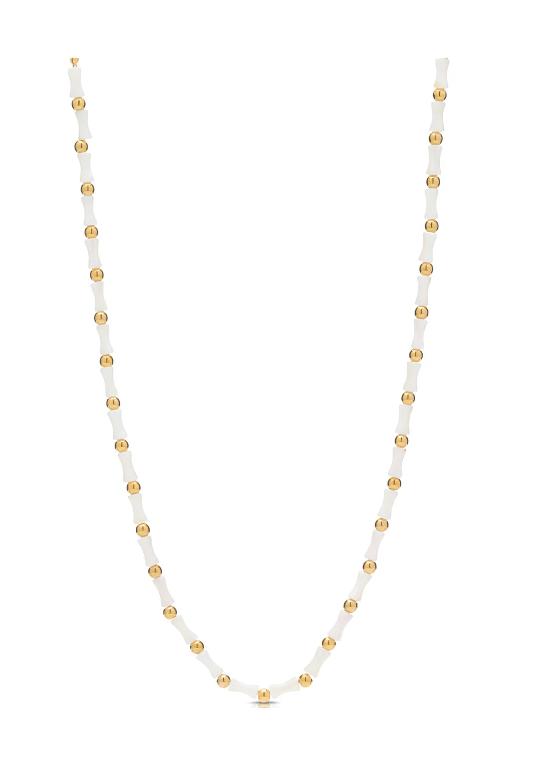 Bamboo Beaded Necklace