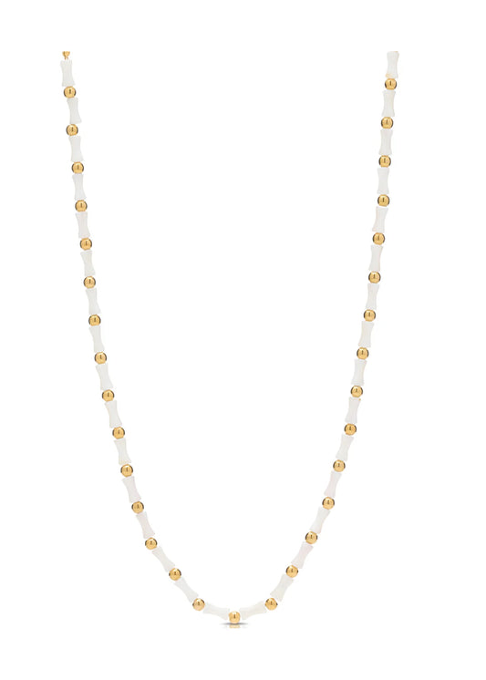 Bamboo Beaded Necklace