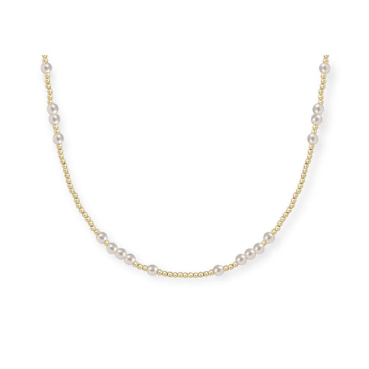 17" Choker Hope Unwritten - 3mm Pearl