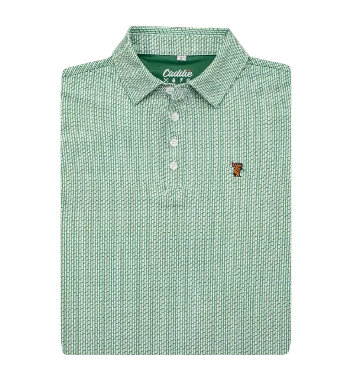 Caddie Green Tee Polo