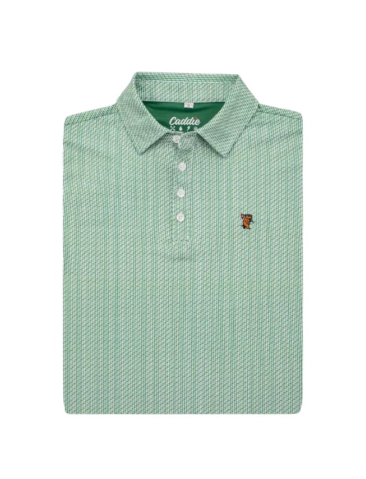 Caddie Green Tee Polo