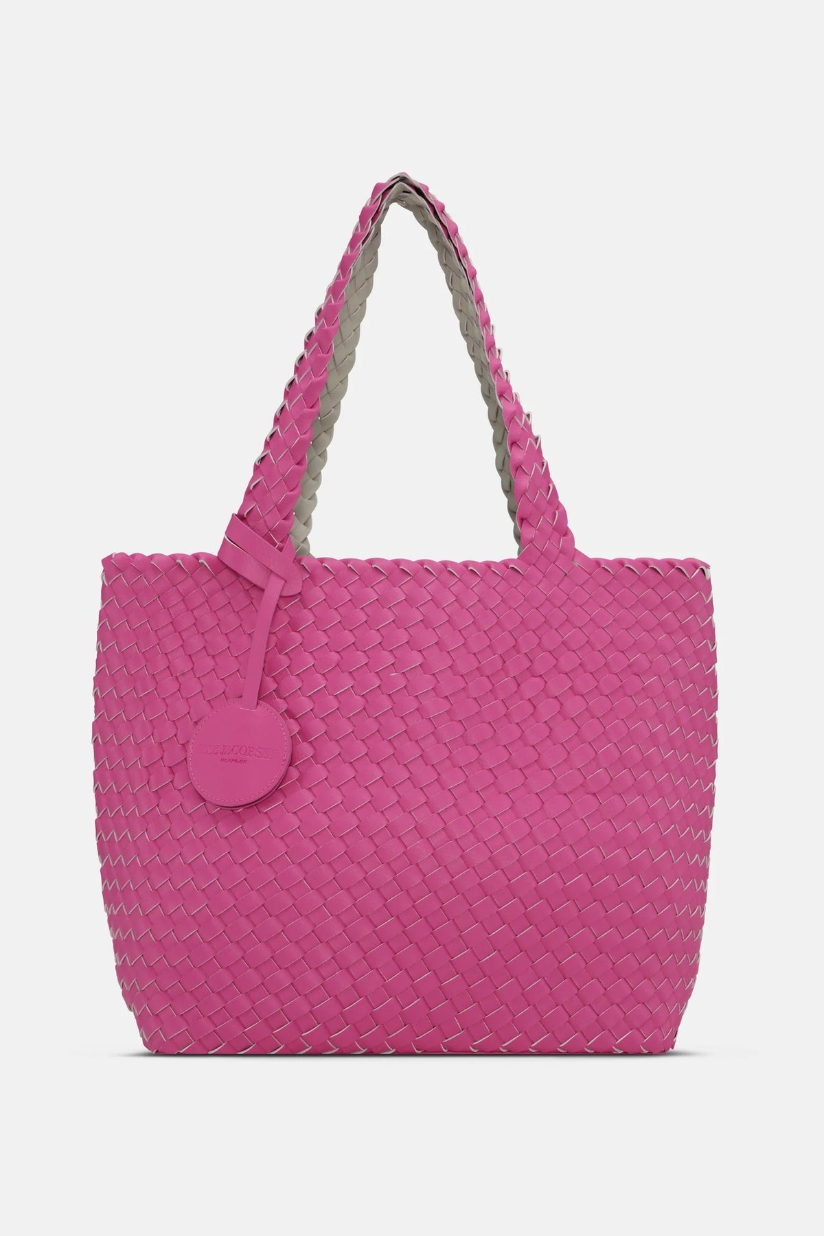 Azalea Pink/Sand Tote Bag - Isle Jacobsen