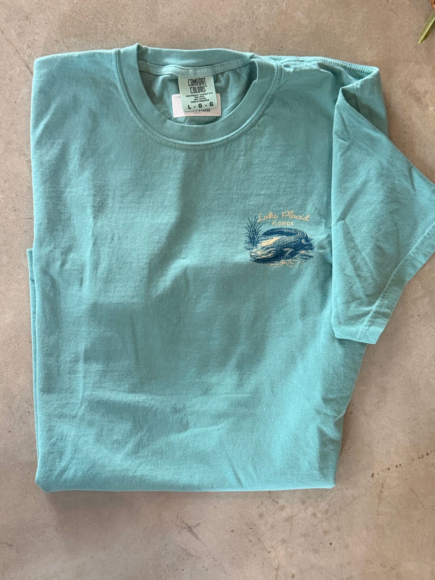 Everglades Gator Tee  "Swim at Your Own Risk"