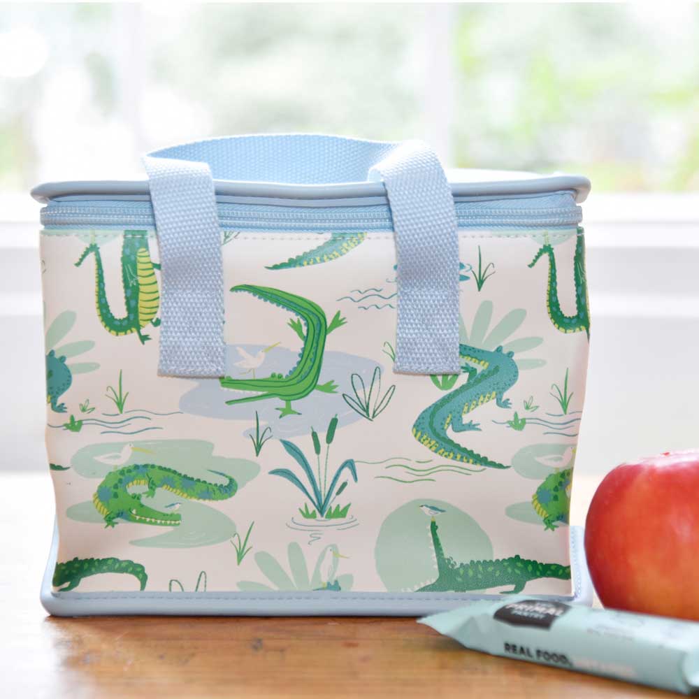 Alligator Print Lunch Bag