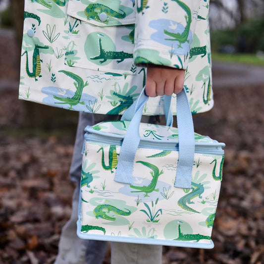 Alligator Print Lunch Bag