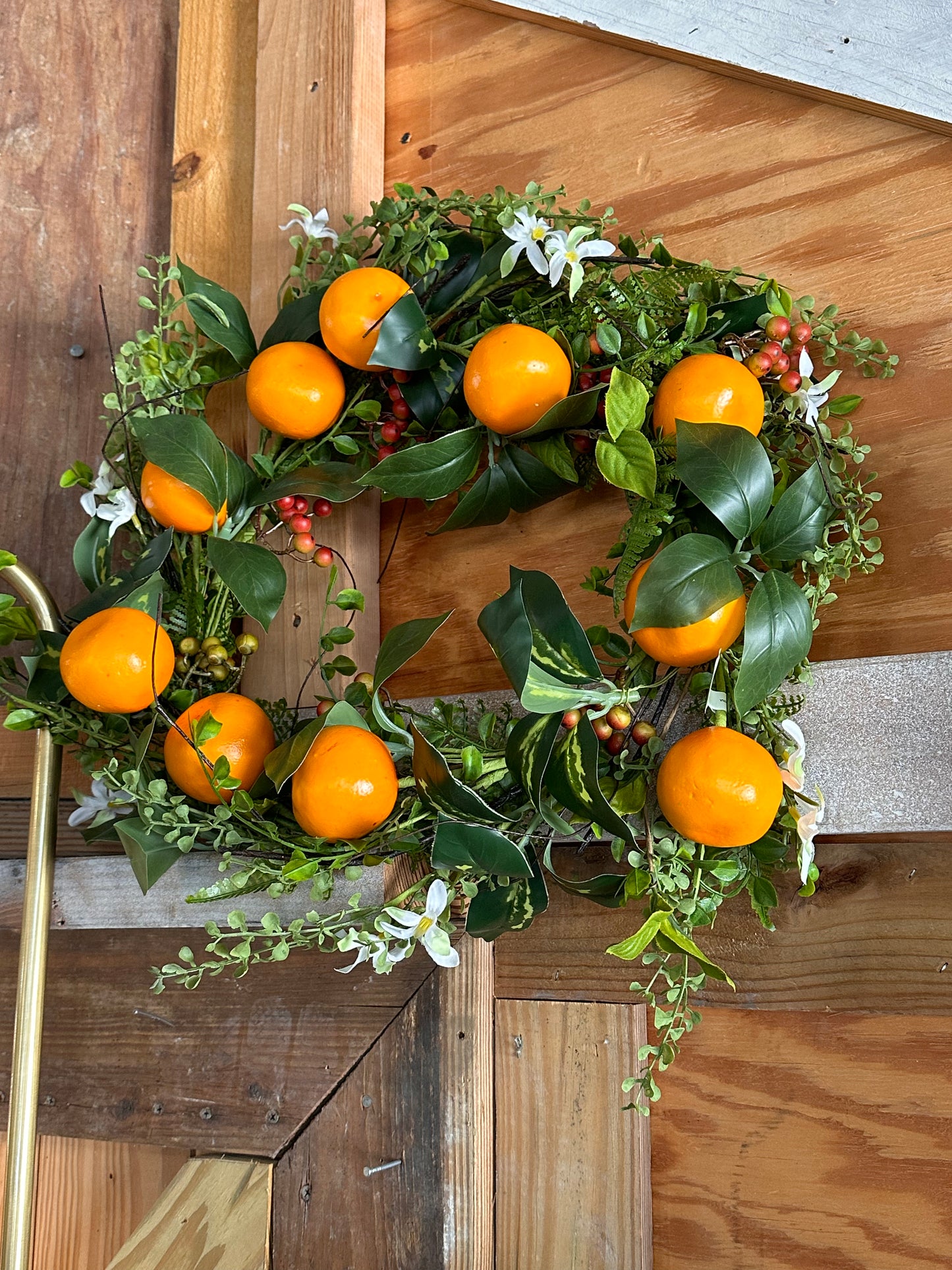 Orange Blossom Wreath