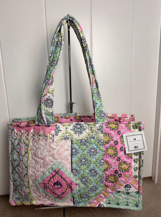 Laramie quilted tote