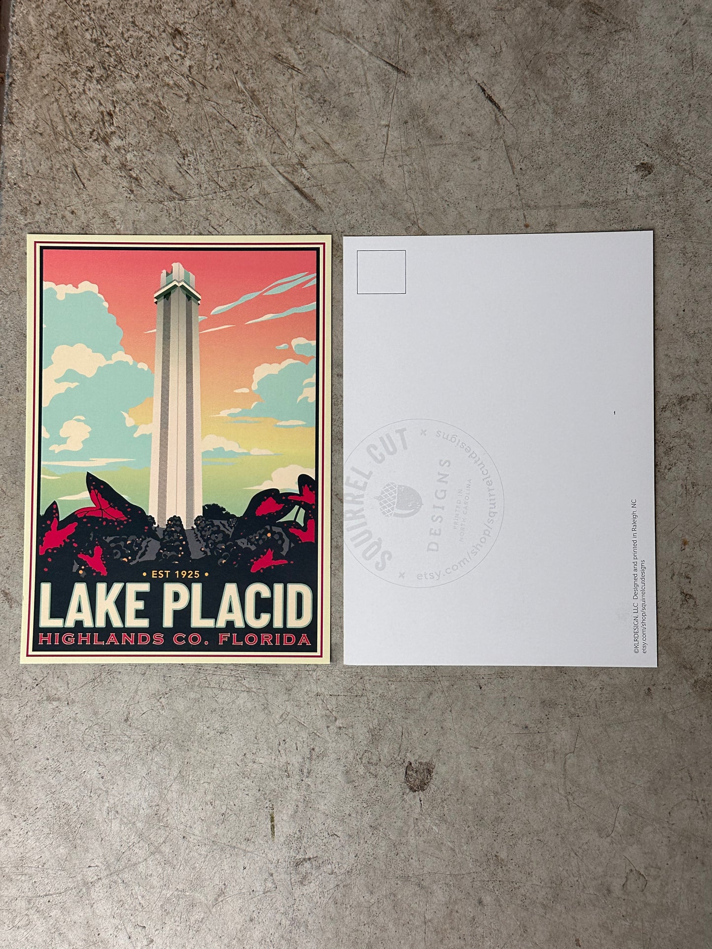 Lake Placid Postcard