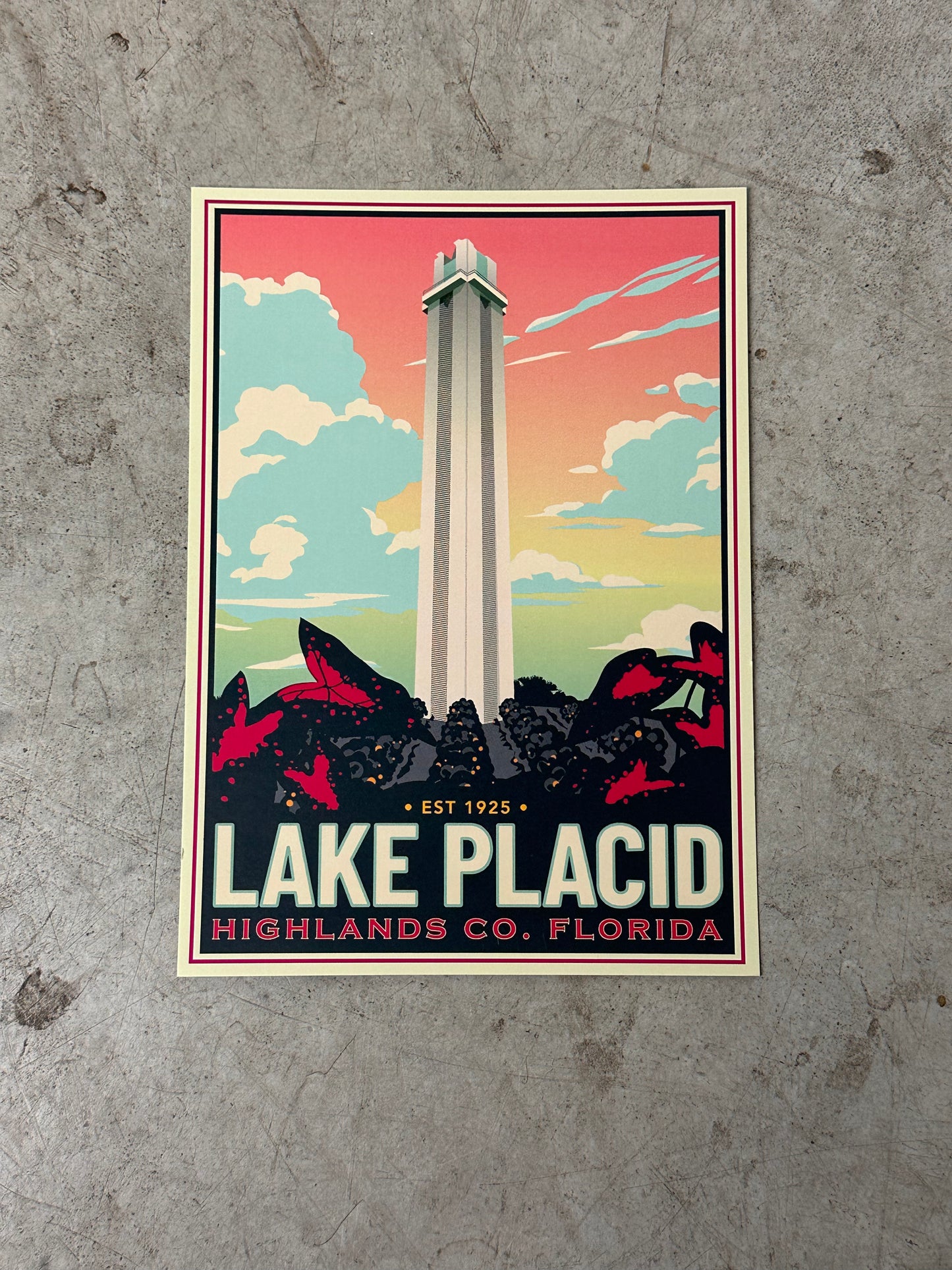 Lake Placid Postcard