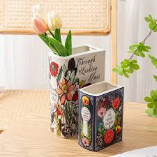 Through The Looking Glass Book Vase