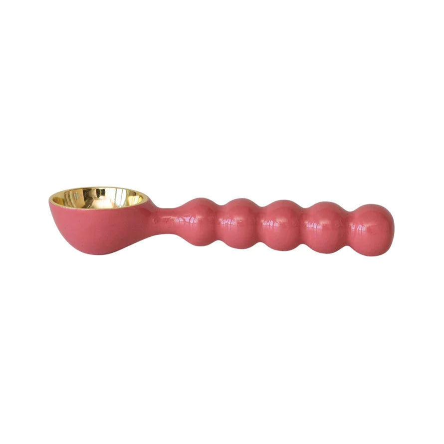 Enameled aluminum ice cream scoop