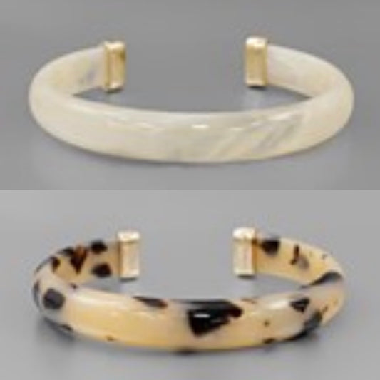 Resin Twotone Cuff