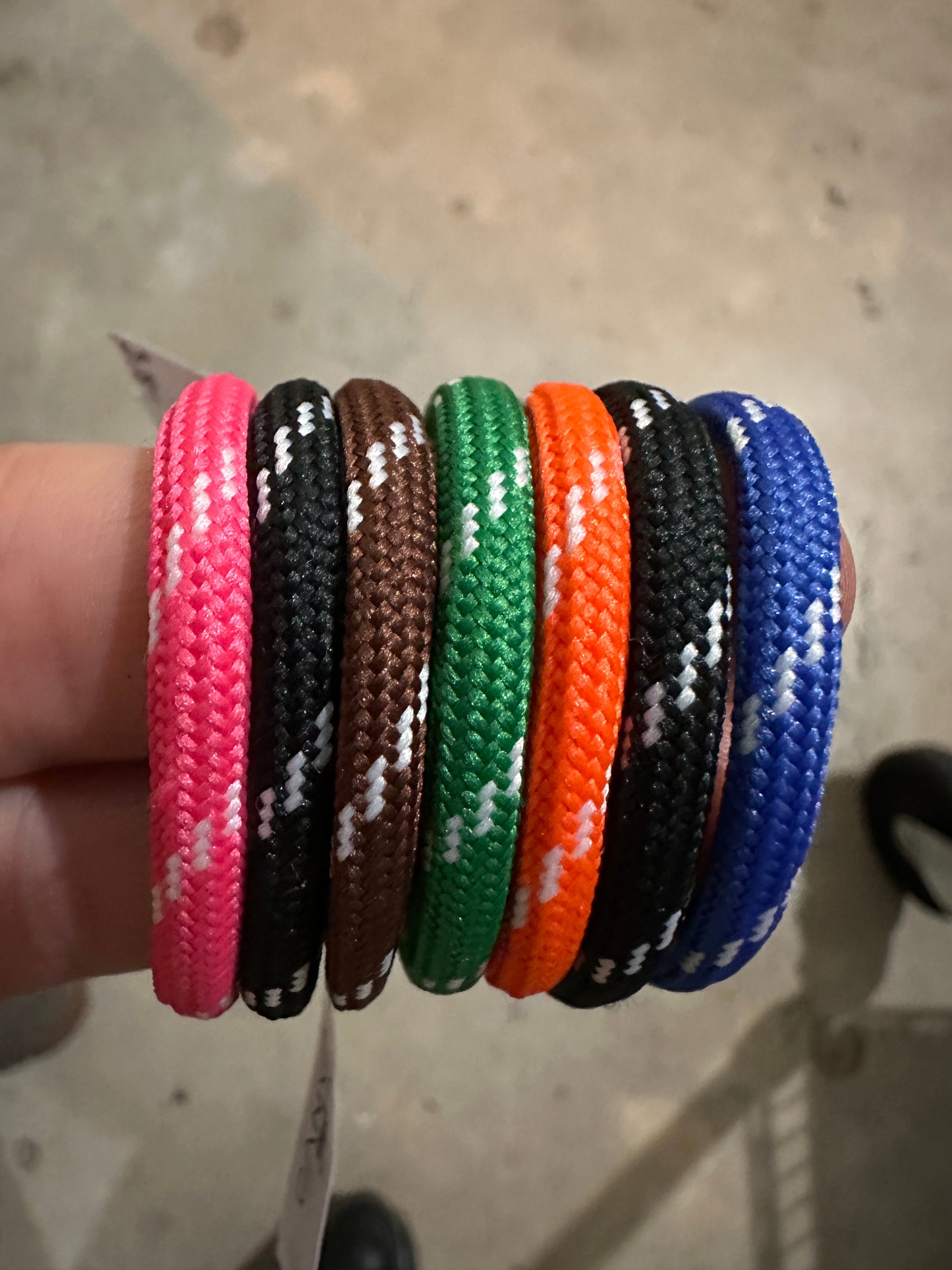 Goldie Paracord Charm Bracelet