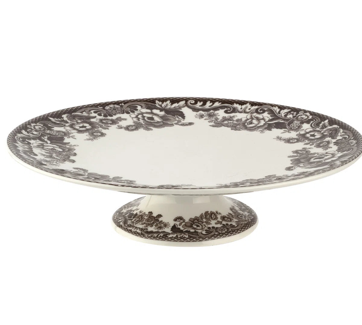 Spode Delamere Footed Cake Plate 10.5" British
