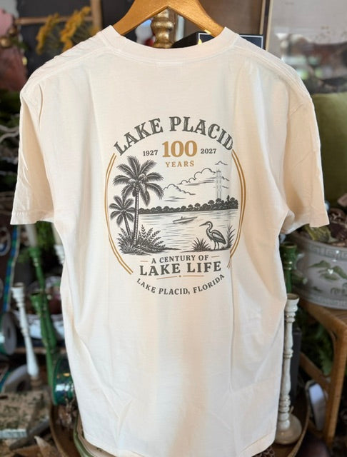 Celebrating 100 Years LP Tee- Cream