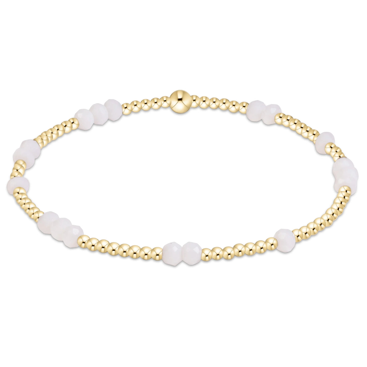 gameday flirty hope unwritten bracelet - white