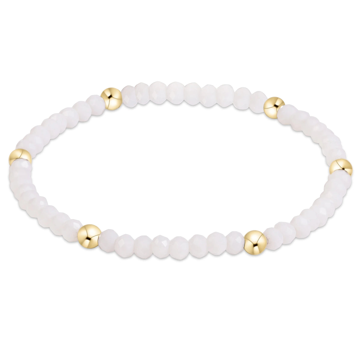 gameday flirty presence bracelet - white