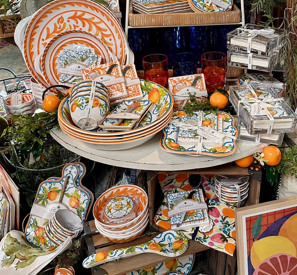 Sicily Orange Cheeseboard Set